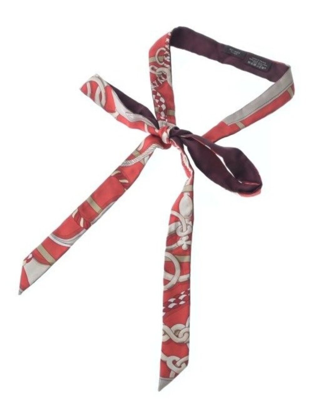Hermes Bandana Scarf Red
